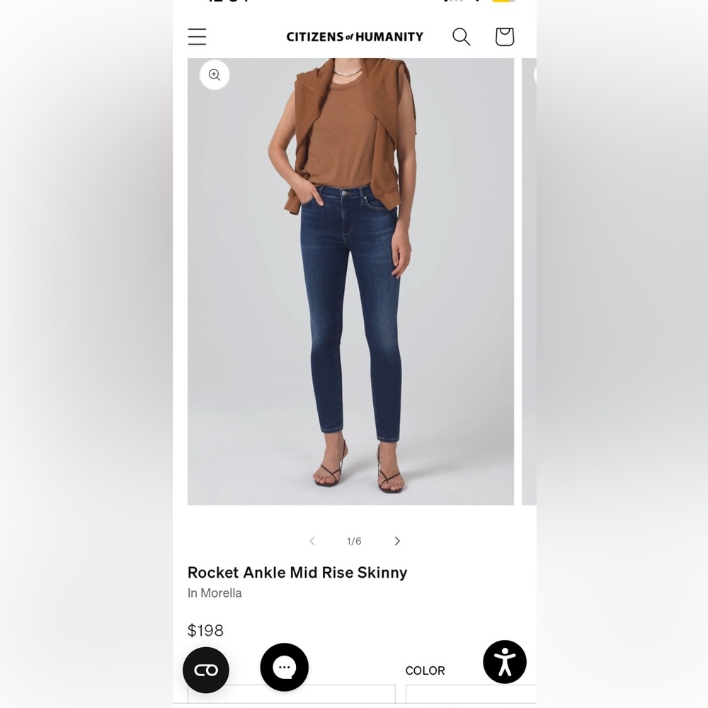 Citizens of Humanity Rocket High Rise Skinny Jeans